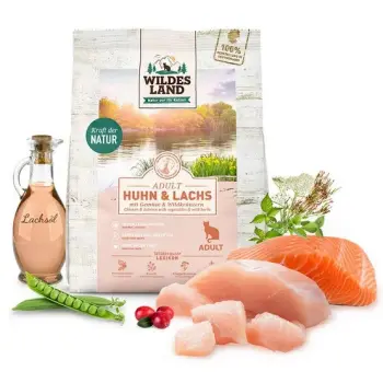 Wildes Land Classic Adult Huhn & Lachs 400g