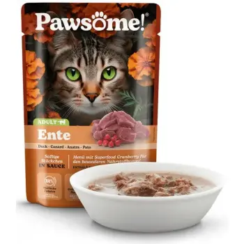 Pawsome Adult Ente - kaczka saszetka 85g