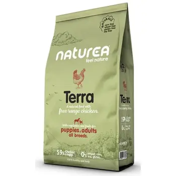 Naturea Dog Naturals Terra Puppy & Adult Kurczak 12kg