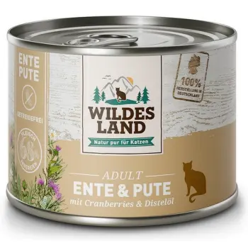 Wildes Land Cat Classic Adult Ente & Pute puszka 200g