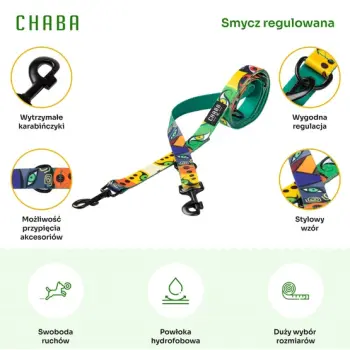 CHABA Smycz regulowana Story III S 16mm/260cm Jumbo