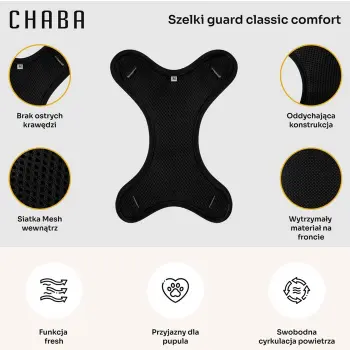 CHABA Szelki Guard Comfort Classic M fuksja