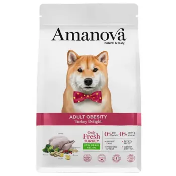 Amanova Dog Adult Obesity Turkey Delight - indyk 10kg