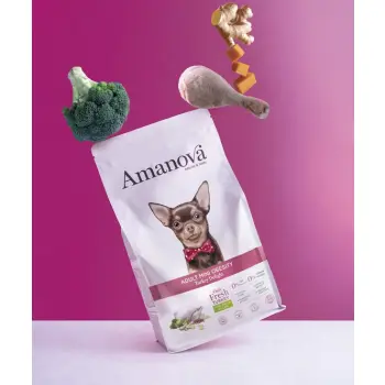 Amanova Dog Adult Mini Obesity Turkey Delight - indyk 7kg