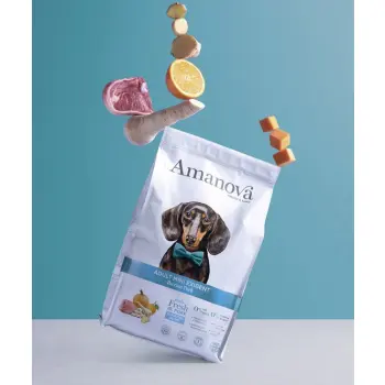Amanova Dog Adult Mini Exigent Iberian Pork - wieprzowina 7kg