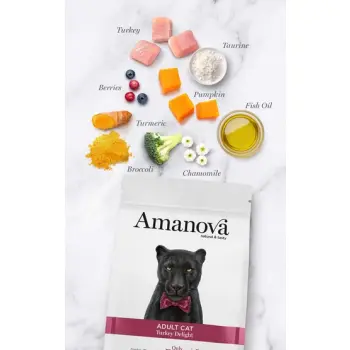Amanova Cat Adult Turkey Delight - indyk 1,5kg