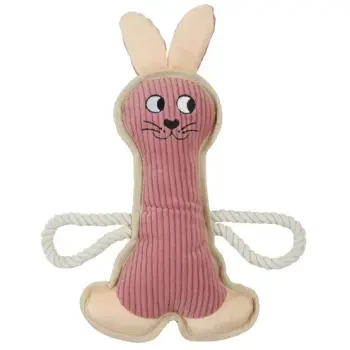 Zolux Zabawka dla psa Królik Buddy różowy 33cm