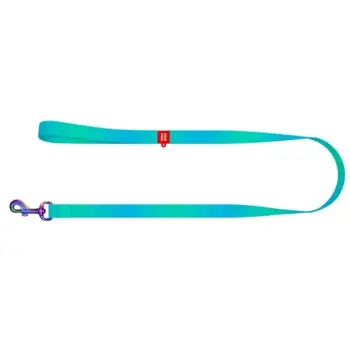 Collar WauDog Recycled Smycz nylonowa, gradient M 20mm/122cm niebieski