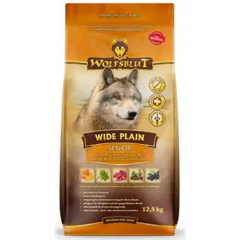 Wolfsblut Dog Wide Plain Senior - konina i bataty 12,5kg