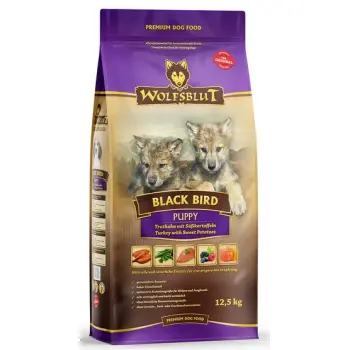 Wolfsblut Dog Black Bird Puppy - indyk i bataty 12,5kg