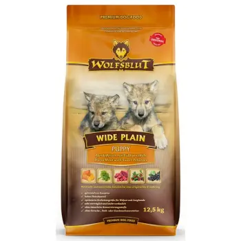 Wolfsblut Dog Wide Plain Puppy - konina i bataty 12,5kg
