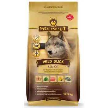 Wolfsblut Dog Wild Duck Senior - kaczka i bataty 12,5kg