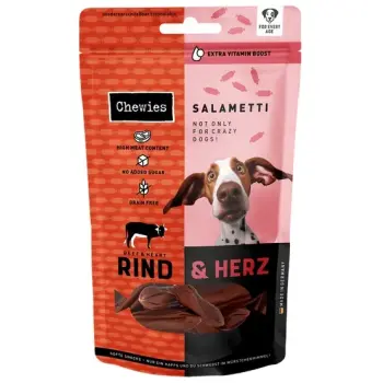 Chewies Beef Salametti wołowina z sercami 60g