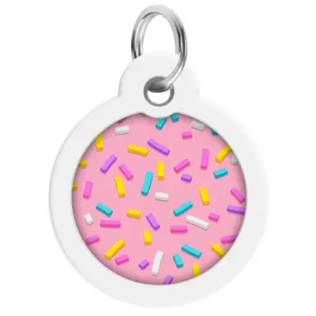 Collar WauDog Smart ID Zawieszka z QR-paszportem okrągła 3cm marshmellow