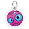 Collar WauDog Smart ID Zawieszka z QR-paszportem okrągła 3cm oko potwora