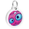 Collar WauDog Smart ID Zawieszka z QR-paszportem okrągła 3cm oko potwora