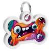 Collar WauDog Smart ID Zawieszka z QR-paszportem kość 4x3cm zębate potwory