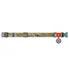 Collar WauDog Nylon Obroża nylonowa z QR-paszportem, plastikowy fastex, wzór MILITARY, M 20mm/28-40cm