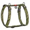 Collar WauDog Nylon Szelki nylonowe anatomiczne w kształcie litery H, z QR-paszportem, plastikowy fastex, wzór MILITARY, rozmiar M 20mm