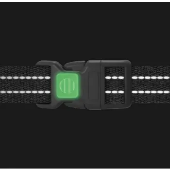 Collar WauDog Re-Cotton Szelki z rączką z regenerowanej bawełny anatomiczne w kształcie litery H, odblaskowe z QR-paszportem, plastikowy fastex, S cze