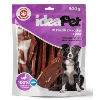 IdeaPet Fileciki z kaczką i rybą 500g