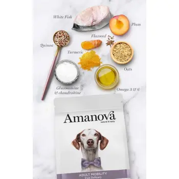 Amanova Dog Adult Mobility Fish Delicacy - biała ryba 10kg