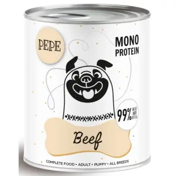 Paka Zwierzaka PEPE Beef (wołowina) puszka 800g
