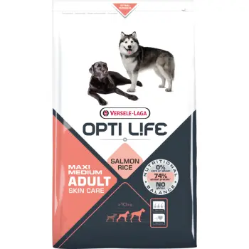 Versele-Laga Opti Life Adult Skin Care Medium&Maxi Z Łososiem 1kg