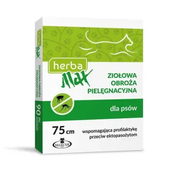 SELECTA HTC Herba Max Ziołowa Obroża Pielęgnacyjna Dla Psów 75cm