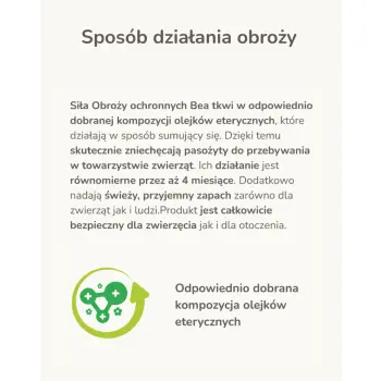 BEAPHAR Bea Obroża Refleksyjna Na Kleszcze I Pchły Dla Psa 65cm