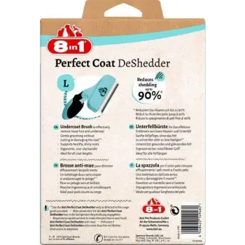 8in1 Perfect Coat DeShedder Dog L