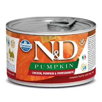 Farmina N&D Chicken, Pumpkin & Pomegranate Adult Mini 140g