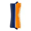 PET TEEZER Detangling & Dog Groming Brush Blue And Orange L