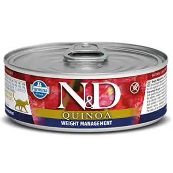 Farmina N&D Quinoa Feline Weight Management 80g