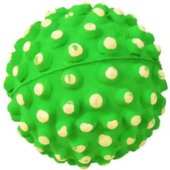 Zabawka piłka wypustki Happet 72mm zielona