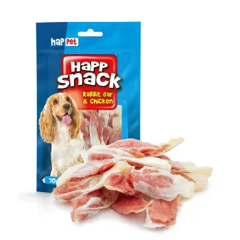 GP06 Uszy królicze z kurczakiem 70g