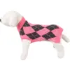 Sweterek dla psa Happet 460L romby róż L-35cm