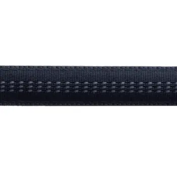 Obroża Soft Style Happet czarna odblaskowa XL 2.5cm