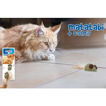 Matatabi & Kocimiętka myszki z piórkiem