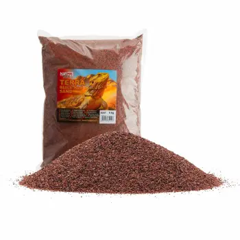 Piasek do terrarium czarno-czerwony 5 kg