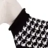 Sweterek dla psa Happet 380L czarno-biały L-35cm