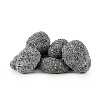 Lawa czarna otoczaki pebbles 7-9cm 1 kg