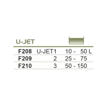 Filtr gąbkowy U-JET 1 Happet do akw. 10-50l