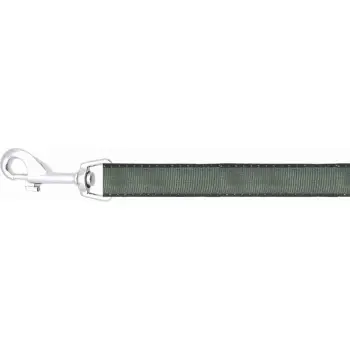Smycz gładka Happet SH12 zielono-czarna 1.5cm