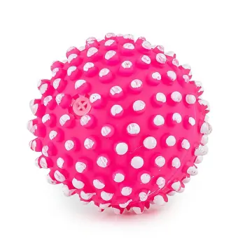 Z827 piłka kolce różowa 6,5 cm