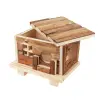 Domek dla chomika, drewniany 18cm