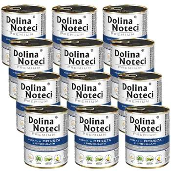 DOLINA NOTECI Premium bogata w dorsza z brokułami 12 x 800g