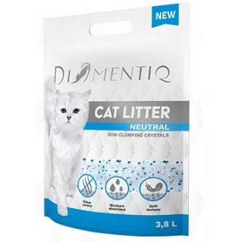 DIAMENTIQ Żwirek Neutral silikonowy niezbrylający się 3,8L