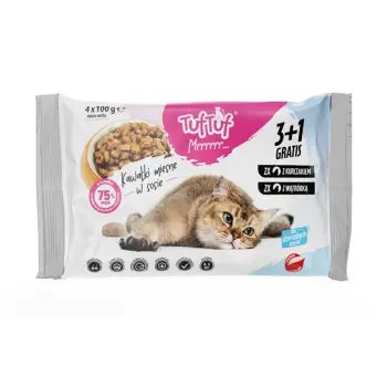 TUF TUF saszetki dla kota 40x100g kurczak, wątróbka