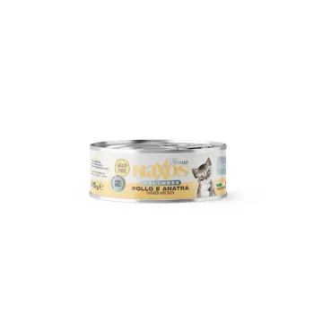 NAXOS CAT Puszka dla kociąt smaku kurczaka i kaczki 85g